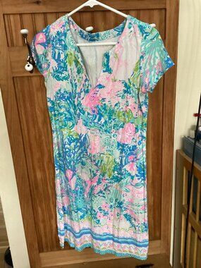 Lilly Pulitzer Women's Short Sleeve Dress, Size Small, Resort Wear, Vacay